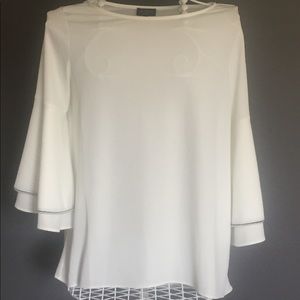 Elegant Bell Sleeve Blouse NWOT